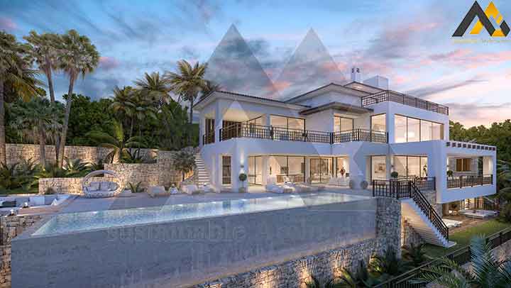 Luxury four storey villa