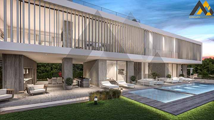 New and luxury villa