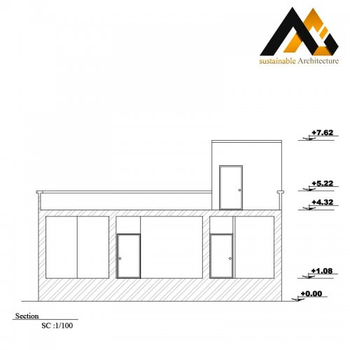 Residential plan with 11.50 width