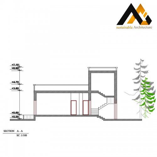 executed residential plan with 11 width