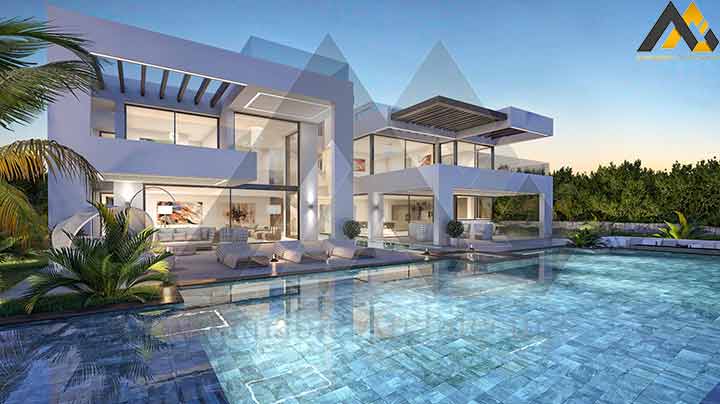 Luxury duplex villa