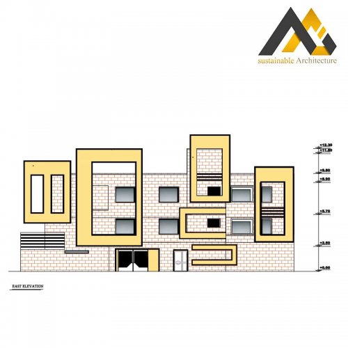 residential executive plan with 14 width