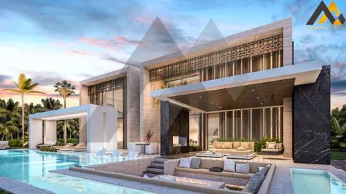 Modern and luxury villa executive plan