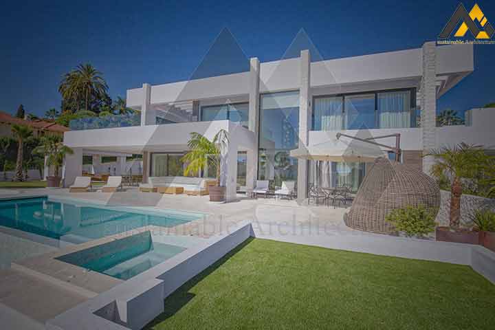 luxury two storeys villa with the basement