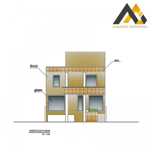 three storeys residential building plan