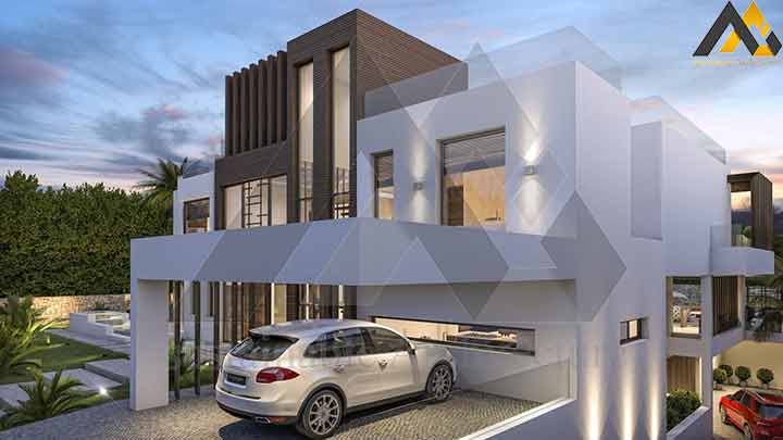 design Luxury two storeys villa