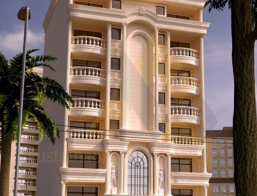 Design of a nine-story residential apartment