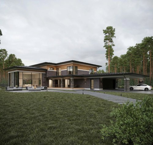 Duplex villa design
