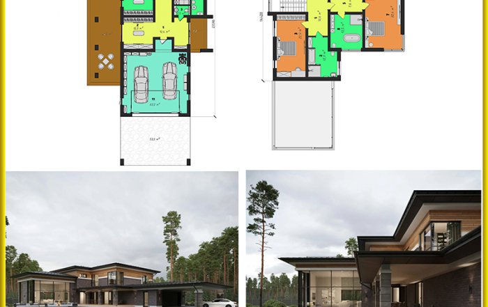 Duplex villa design